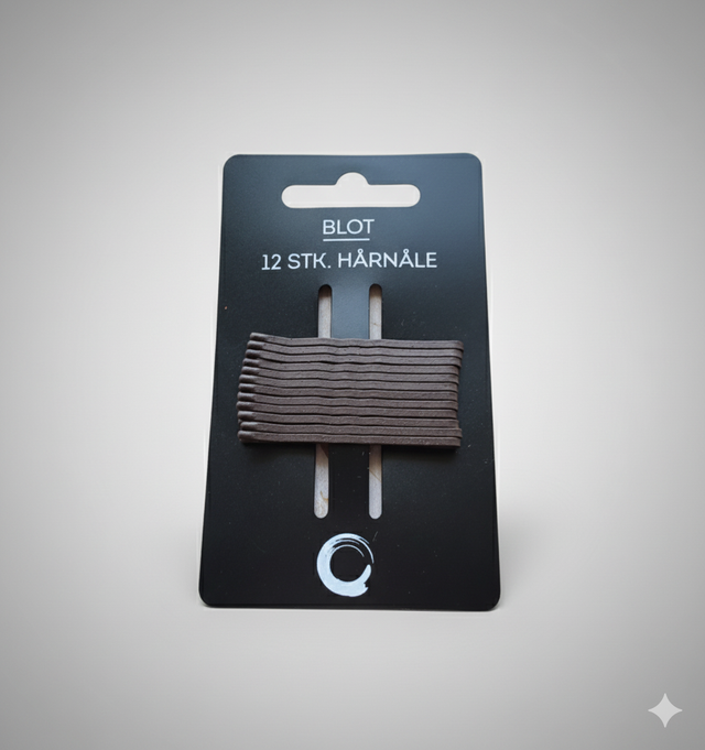 Invisibles marron mate par 12
