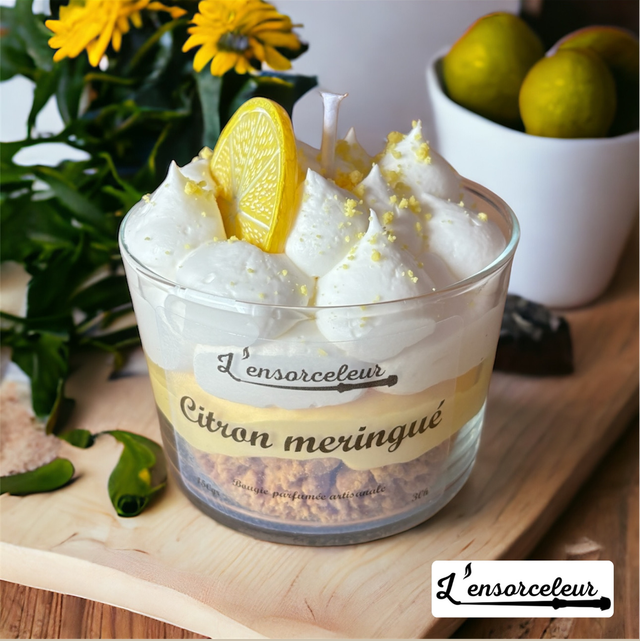 Bougie gourmande Citron meringué