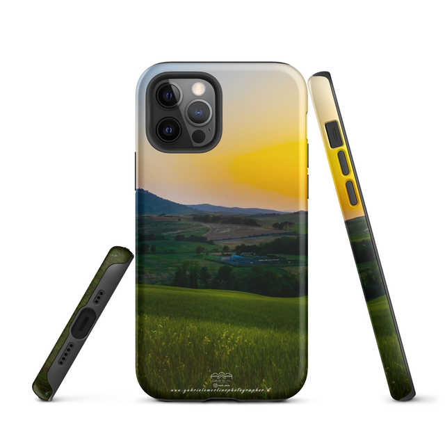  Cover iPhone rigida sunset Val D'Orcia 