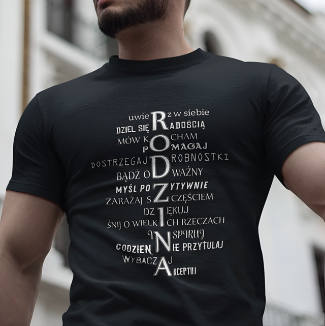T-shirt męski RODZINA