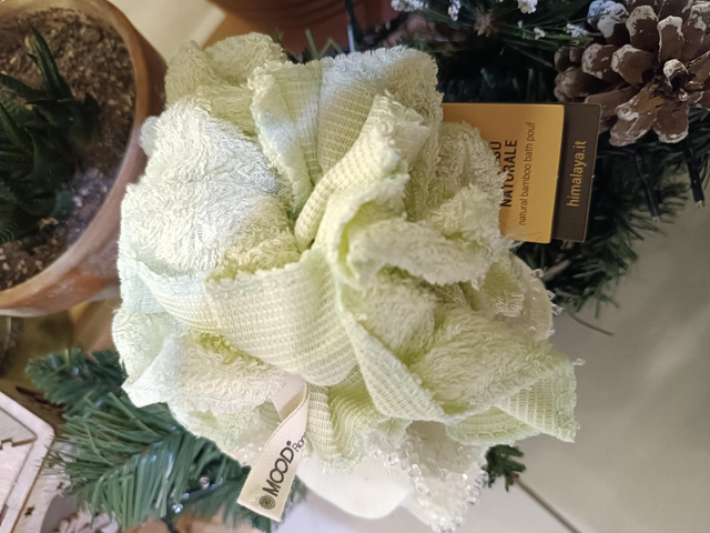 Pouf per Doccia/Bagno in Bambù