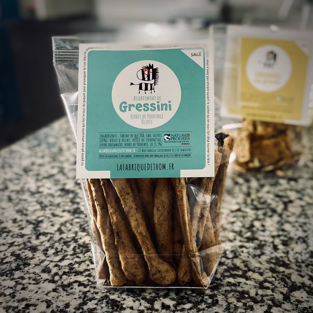Grissini olives et herbes de Provence 150 g