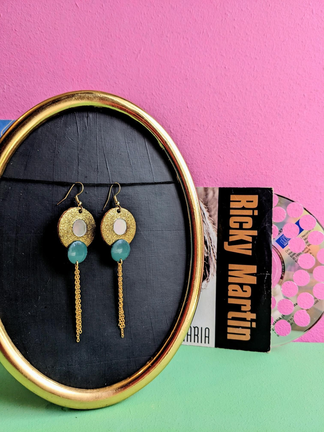 Filantes Grease et Ricky Martin - or et vert