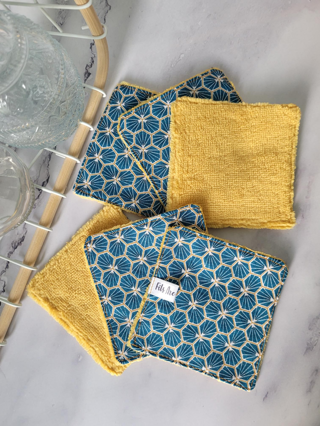 Lingettes Rosace bleue