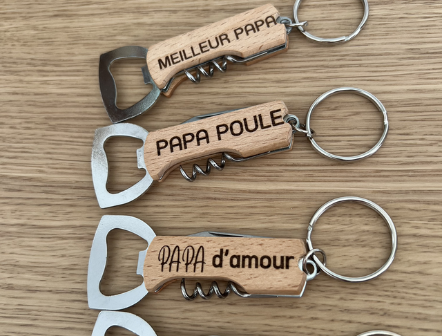 Porte clés décapsuleur 