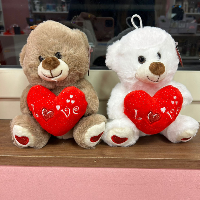 Morbidosi-orso con cuore h 20cm