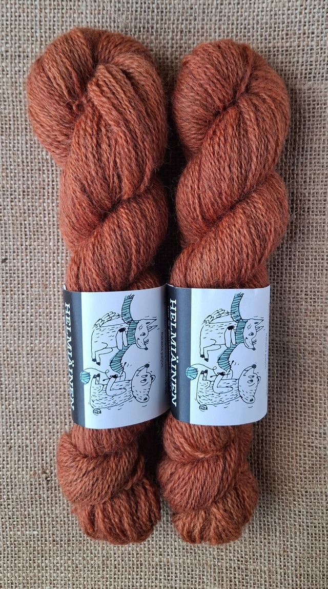 Helmiäinen Fingering | Ruoste | 50 g