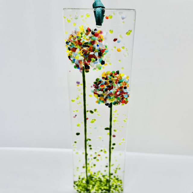 Rainbow Coloured Allium Suncatcher