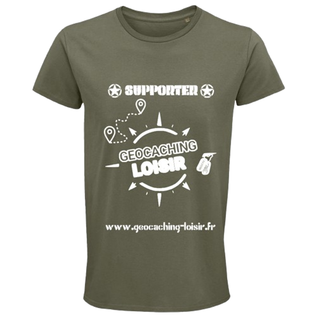 Tee-shirt SUPPORTER Geocaching Loisir
