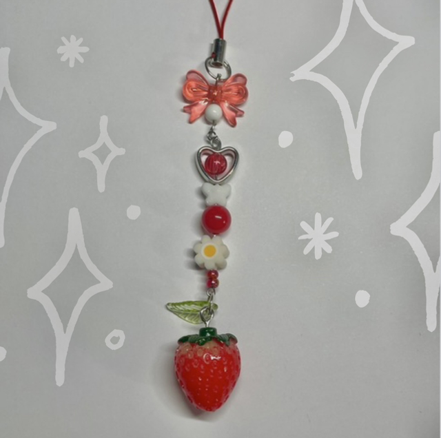 Phone Charm Fraise