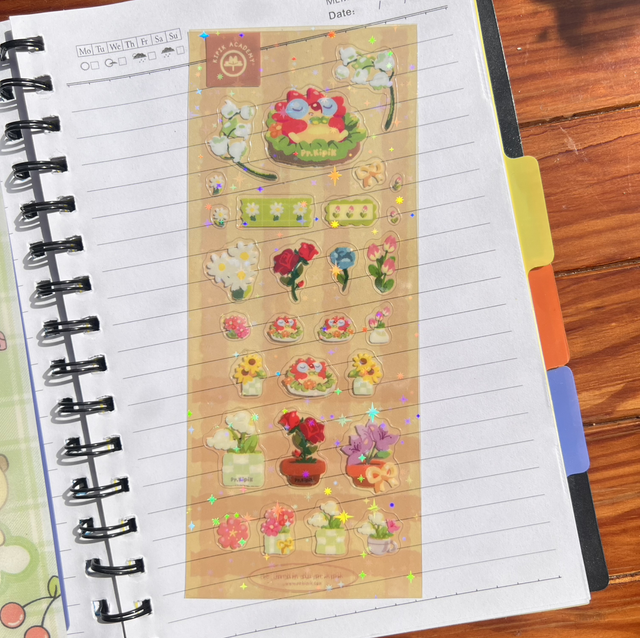 Planche de Stickers - Joli Bouquet 