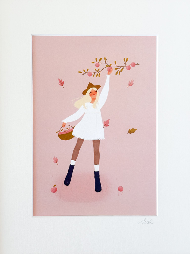 Affiche Cueillette d'automne