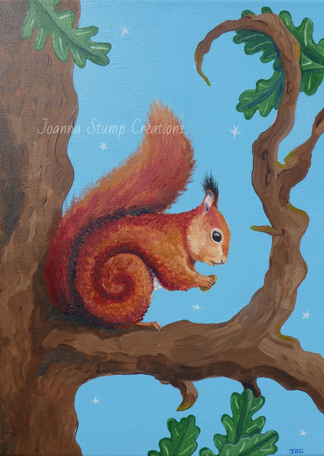 Lovely Original Fine Art Painting, from my "Busy Lives" collection, "Time for a Break" 