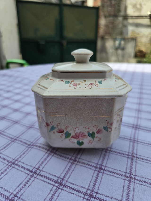 Sucrier ancien Sarreguemines 