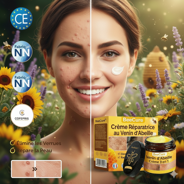 🐝💛BeeCure™ : Le Secret d'une Peau Parfaite en 7 Jours ? Adieu Verrues, Cicatrices &amp; Infections ! 🤩