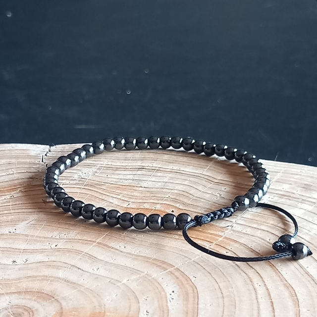 Bracelet ajustable en Hématite magnétique