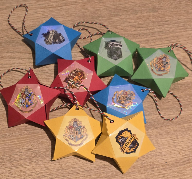 Hogwarts stars set of 4