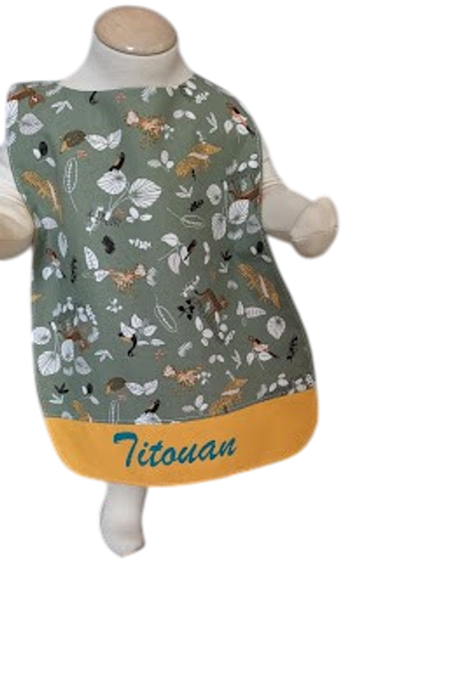 Personnalisation serviette maternelle