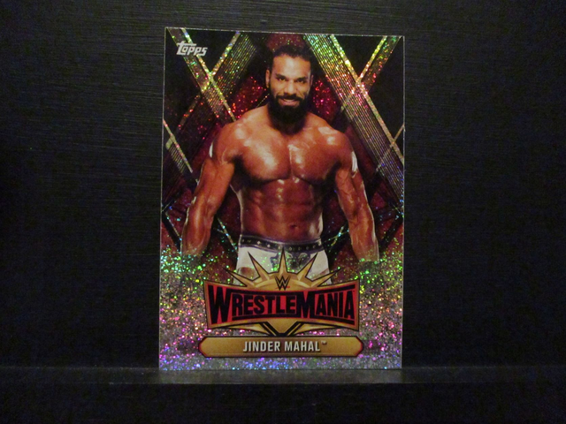 Jinder Mahal - Champions Wrestlemania Original Trading Card #WM-22