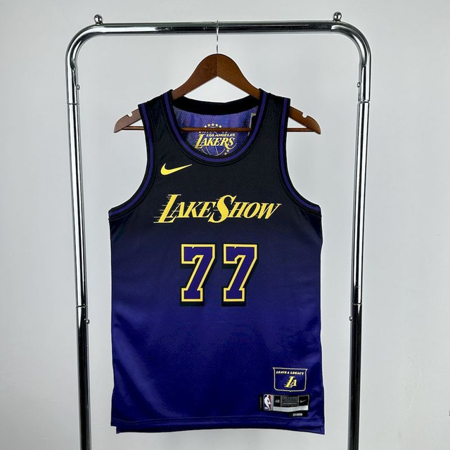 Camiseta NBA Los Angeles LAKERS - City Edition (Dončić #77)  