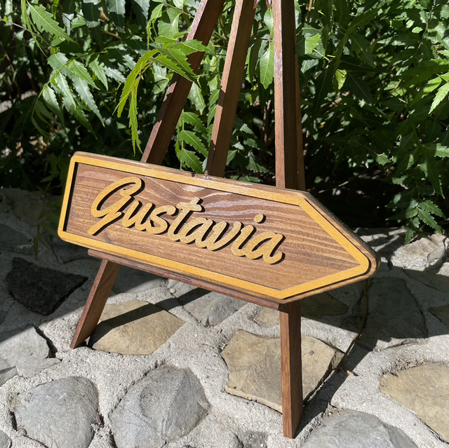 Panneau de circulation de décoration « Gustavia »