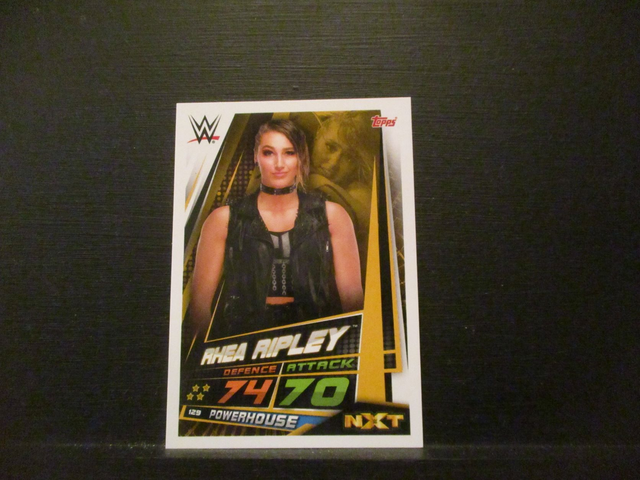 Rhea Ripley - NXT Slam Attax Universe Original Trading Card #129
