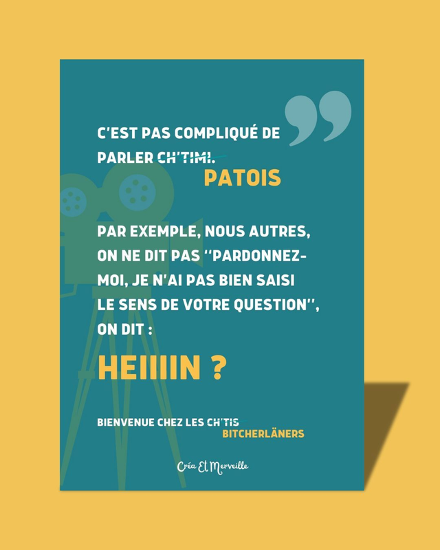 Affiche Citation Chtis/Bitcherland 💬 - Créa Et Merveille