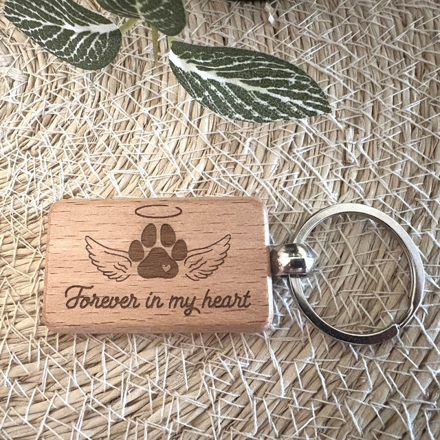 Porte-clé Commémoratif Chien Personnalisé