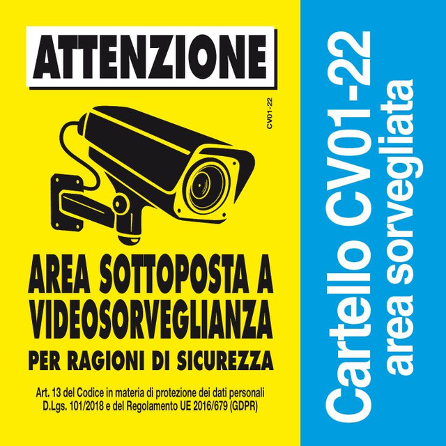 Area Videosorvegliata CV01-22