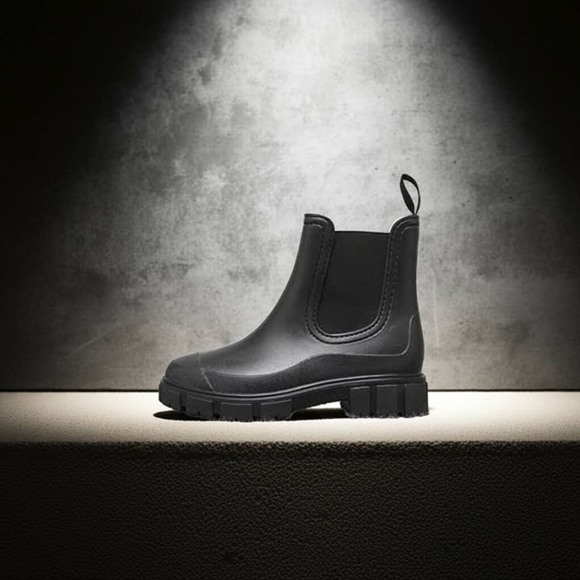 Waterproof Rain Boots - Black
