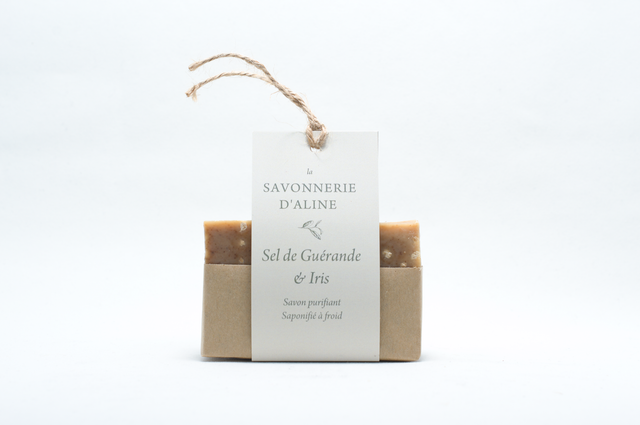 Savon au sel de Guérande et iris