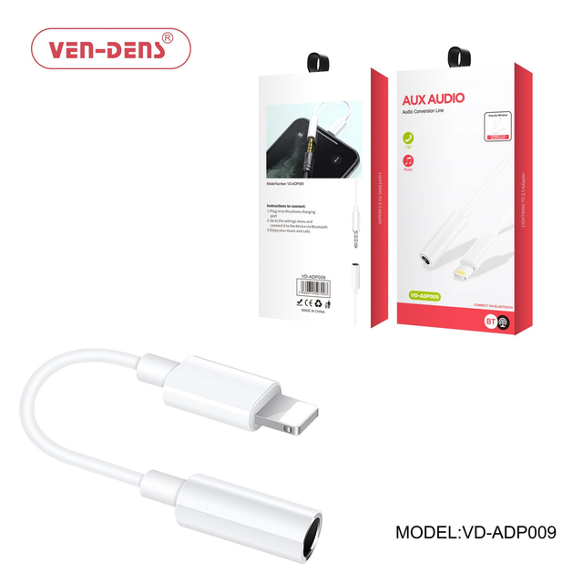 Lightning to 3.5mm Connector Adaptor (Qty 10)