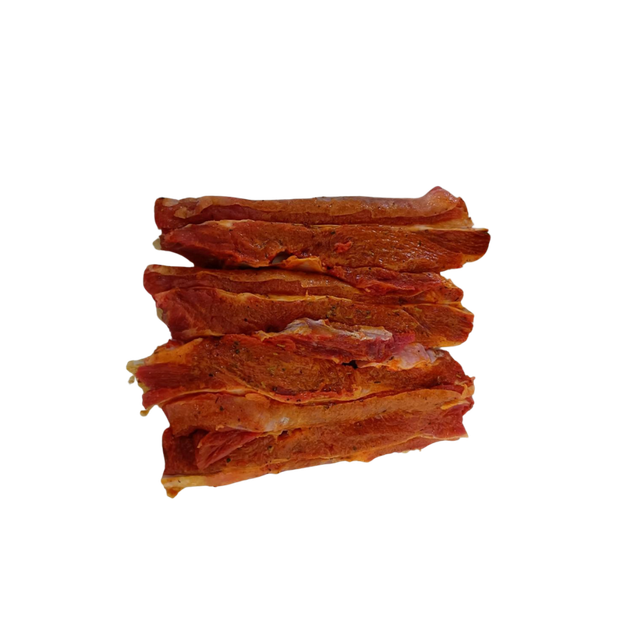 Ventrèches de bœuf marinées 🧺