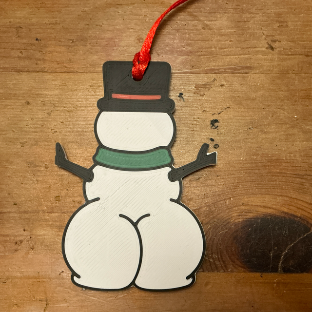 Snowman bum