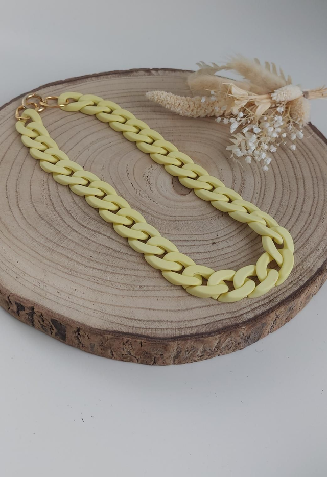 Collier Gaspard jaune
