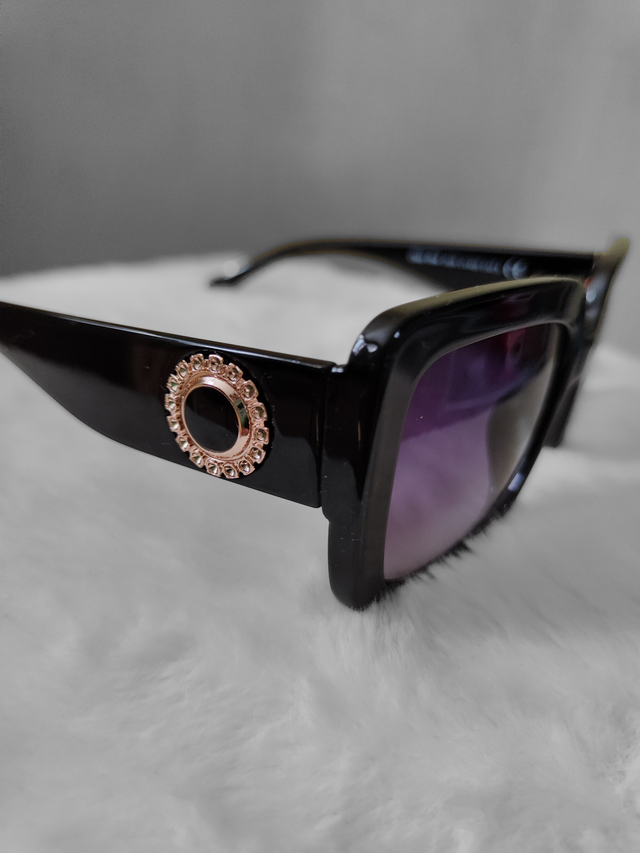 Lunettes de soleil rectangle 