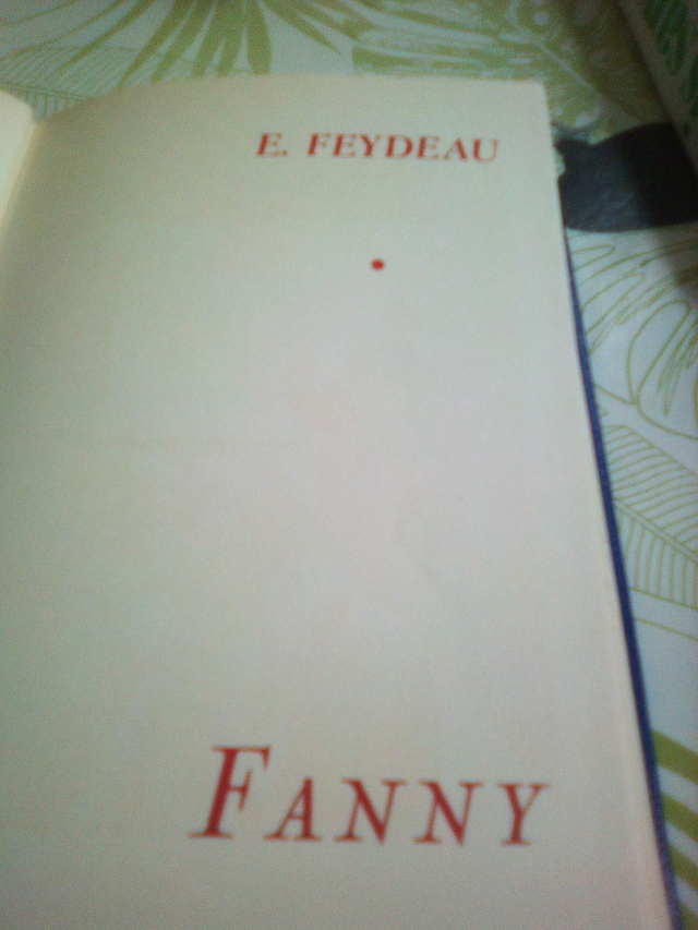 Fanny, Ernest Feydeau