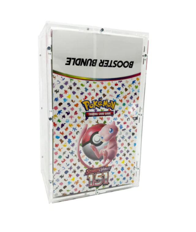 Acrílico para vitrina de caja de paquete Pokemon 10