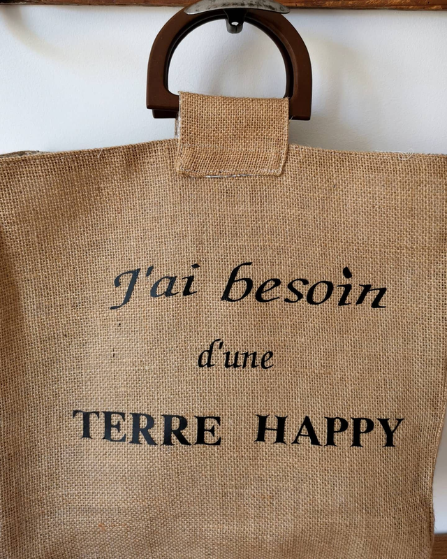 Sac cabas "terre happy"