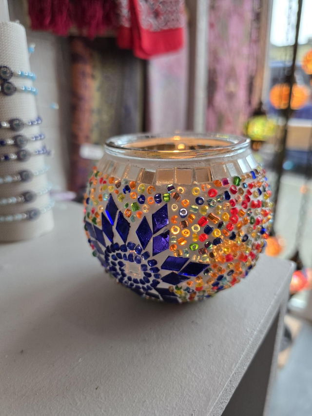 Mosaic Candle Holder