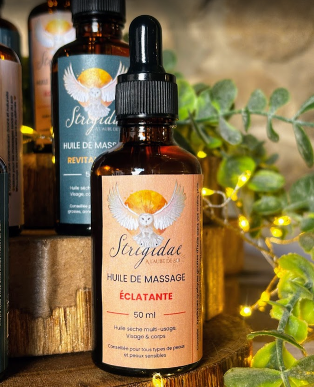 Huile de soin bio Éclatante