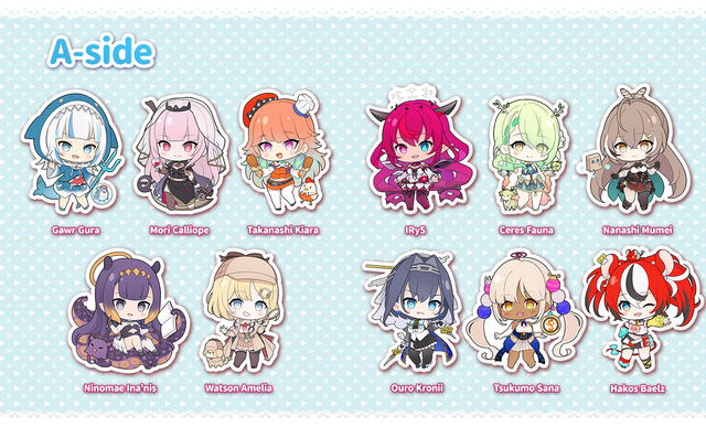 hololive EN Myth/Council/Promise | charms & stickers