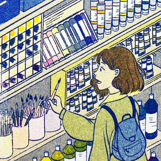 Artist In A Supply Store