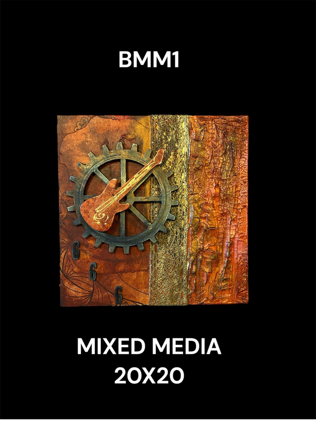 BMM1 tableau mixed media 20x20
