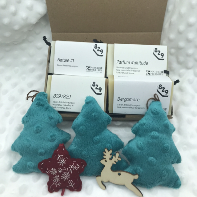 coffret 4 savons de toilette