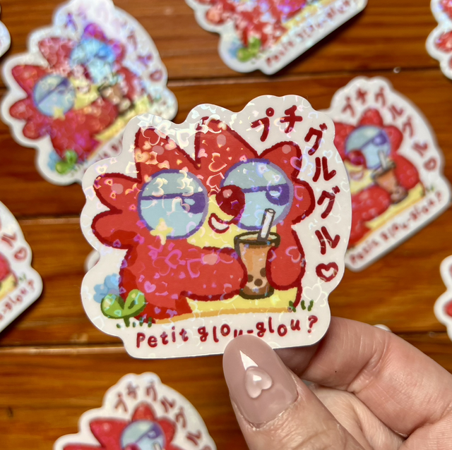 Sticker Transparent - Petit Glouglou Bbtea