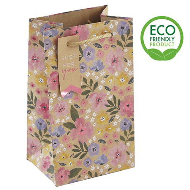 Gift Wrap Gift Bag Floral (Small)