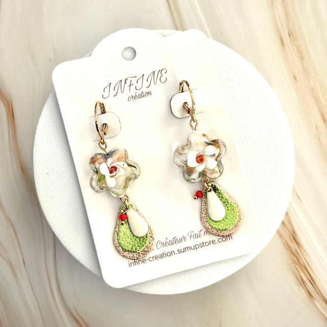 Boucles d’oreilles « Fleur de Promesse »