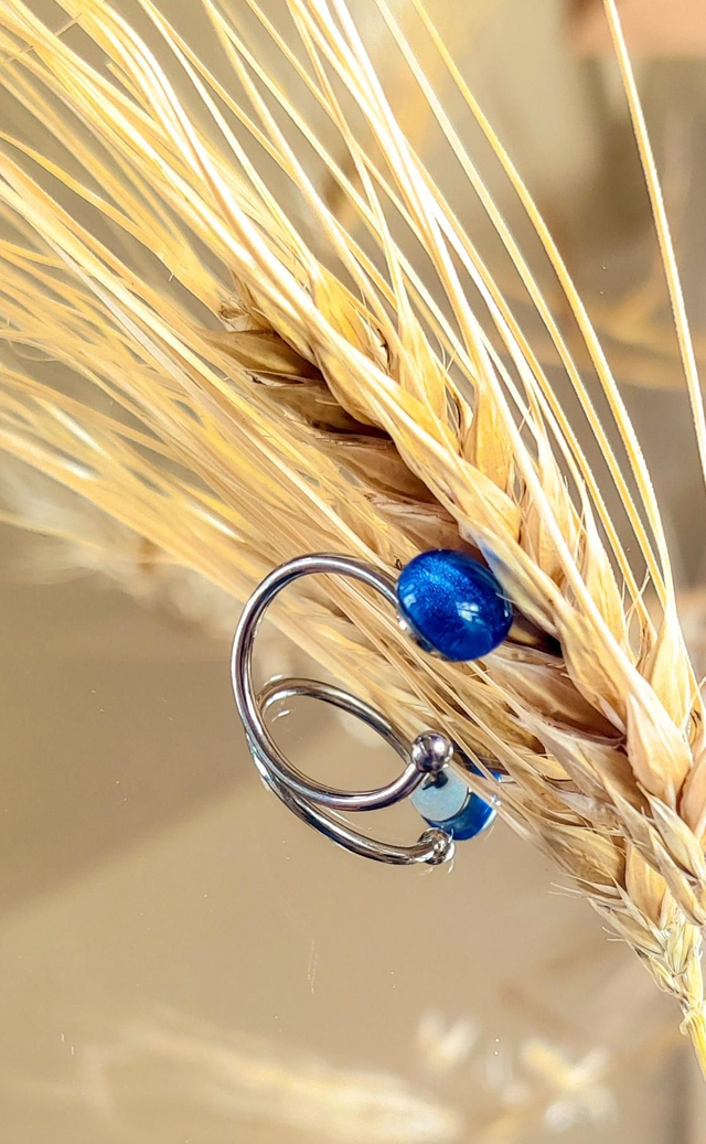 Bague ouverte "Perle de Marie" XII 