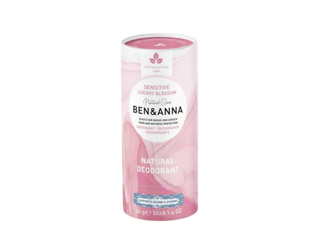 [Ben & Anna] Deodorant in Papiertube - Sensitive - Cherry Blossom - 40 gram